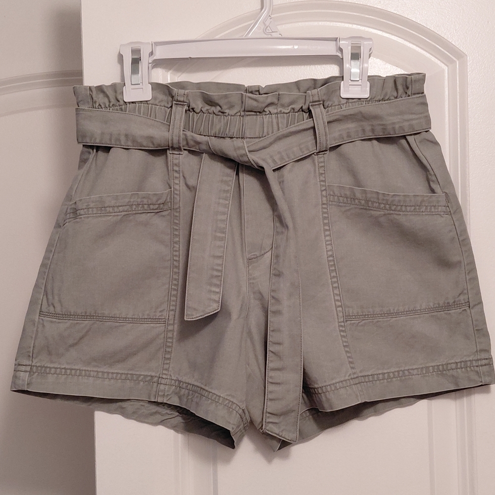 Abercrombie Girls Olive Green Cargo Shorts Size 11/12